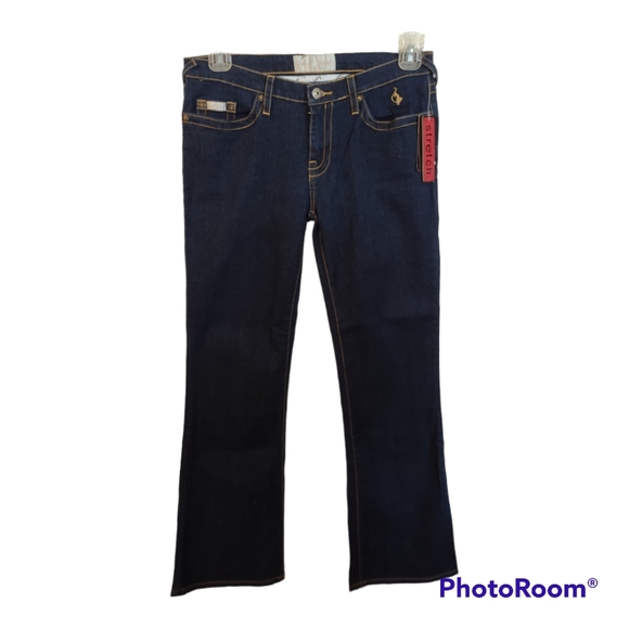 Vintage Y2K Baby Phat Straight Leg Bootcut Stretch Jeans Size 11 New wit…